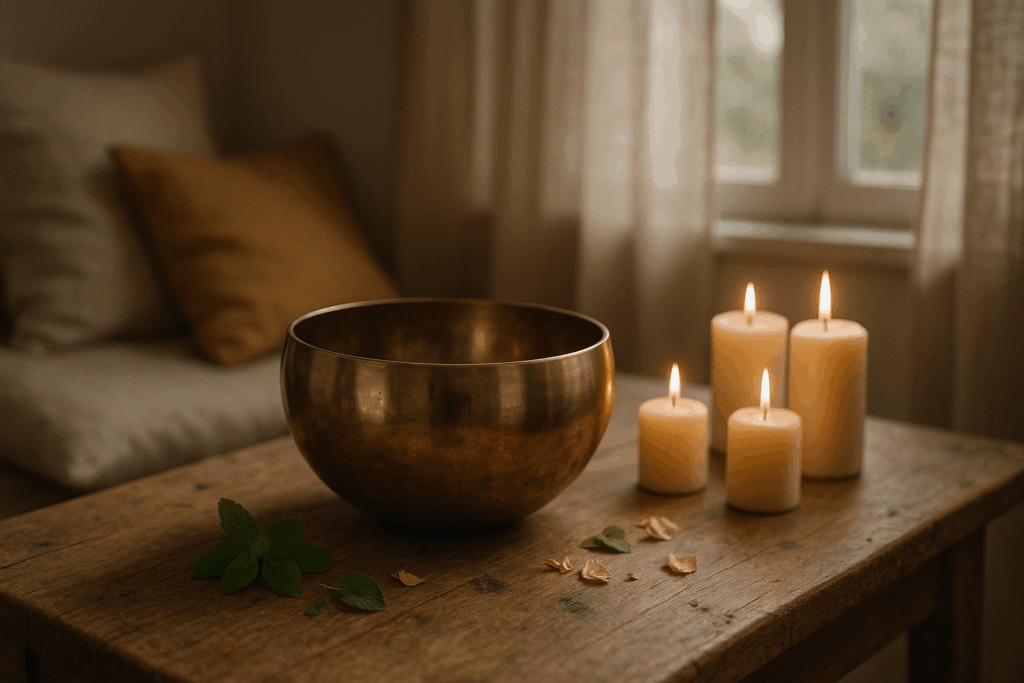 Bol tibétain bienfaits : meditation et relaxation profonde