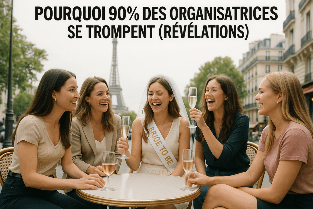 EVJF Paris : pourquoi 90% des organisatrices se trompent (révélations)