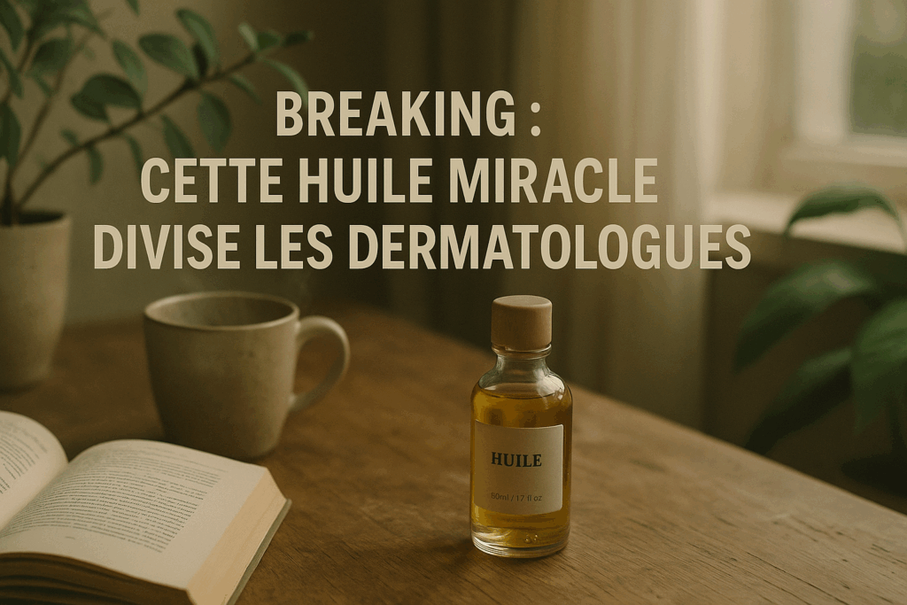 BREAKING : Cette huile miracle divise les dermatologues