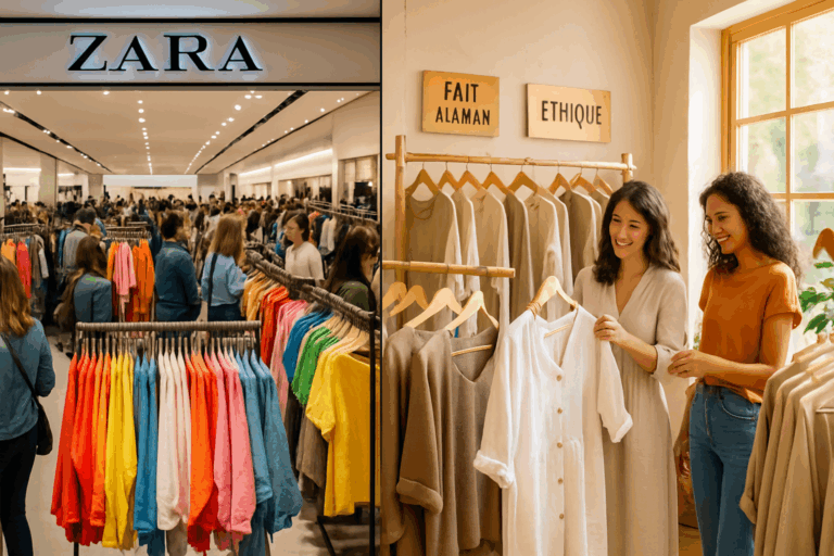 découvrez pourquoi j'ai décidé de dire adieu à la fast fashion et à zara, et explorez mes alternatives mode éthiques et responsables pour consommer différemment.