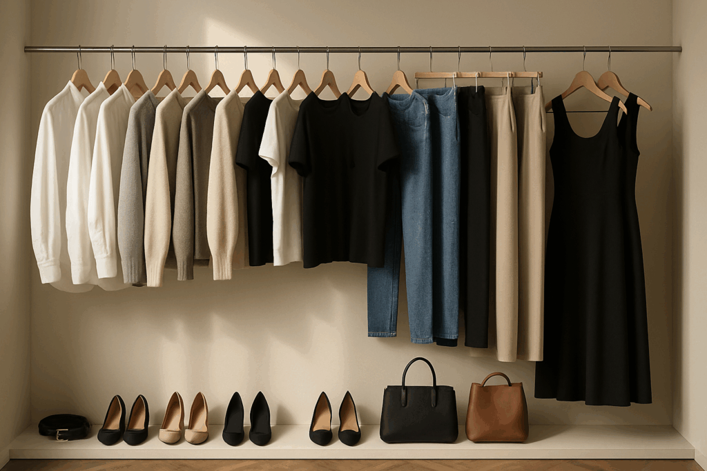 Garde-robe minimaliste : mes 30 pièces pour 365 looks