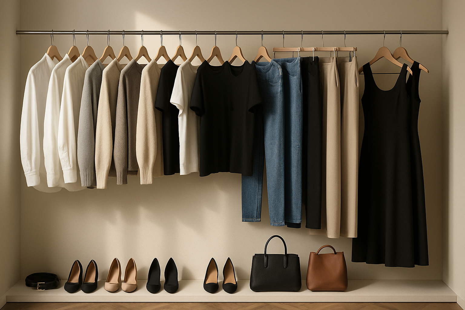 Garde-robe minimaliste : mes 30 pièces pour 365 looks