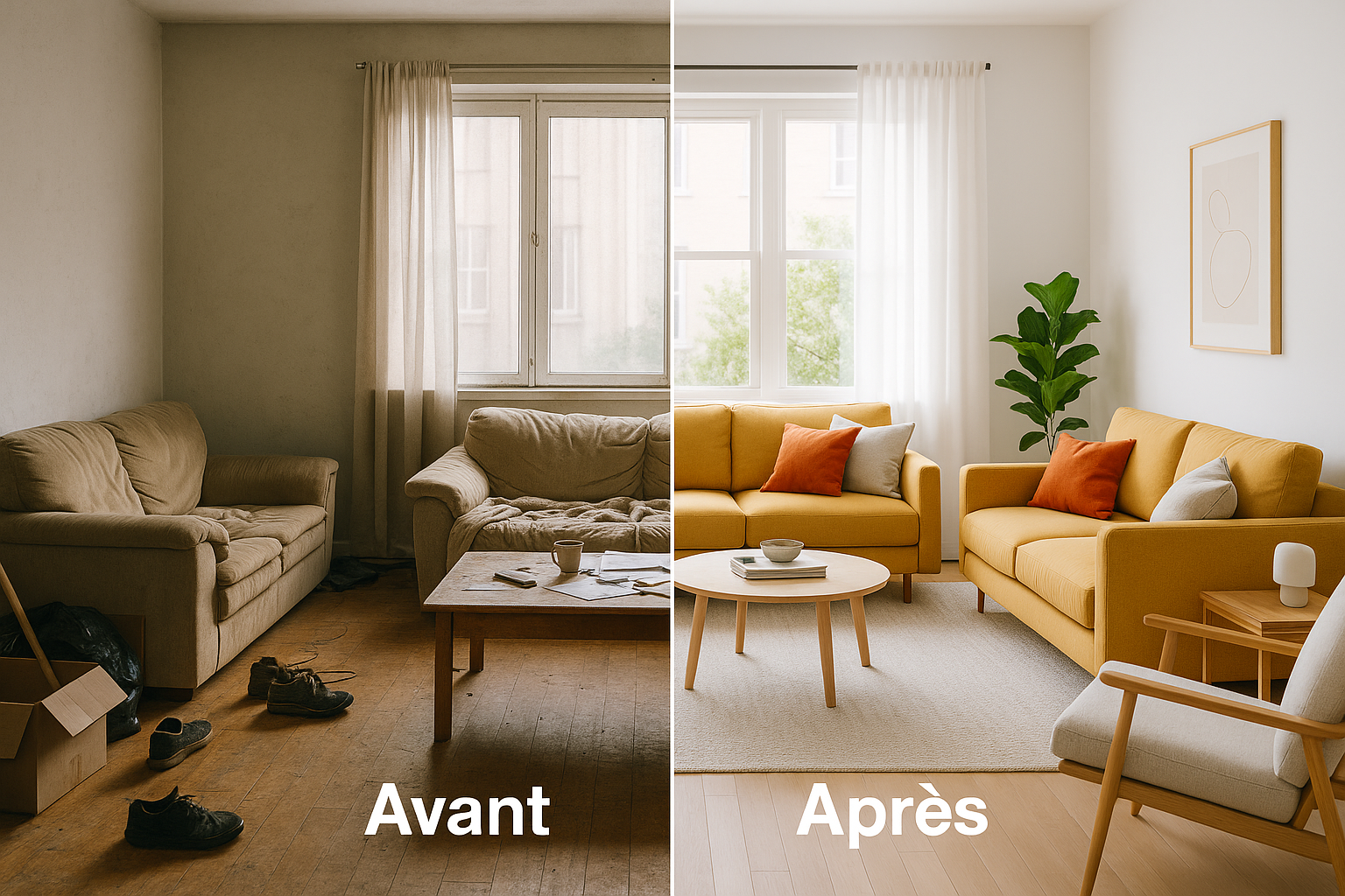 Ma décoration maison avant/après : mes invités n&rsquo;en reviennent pas