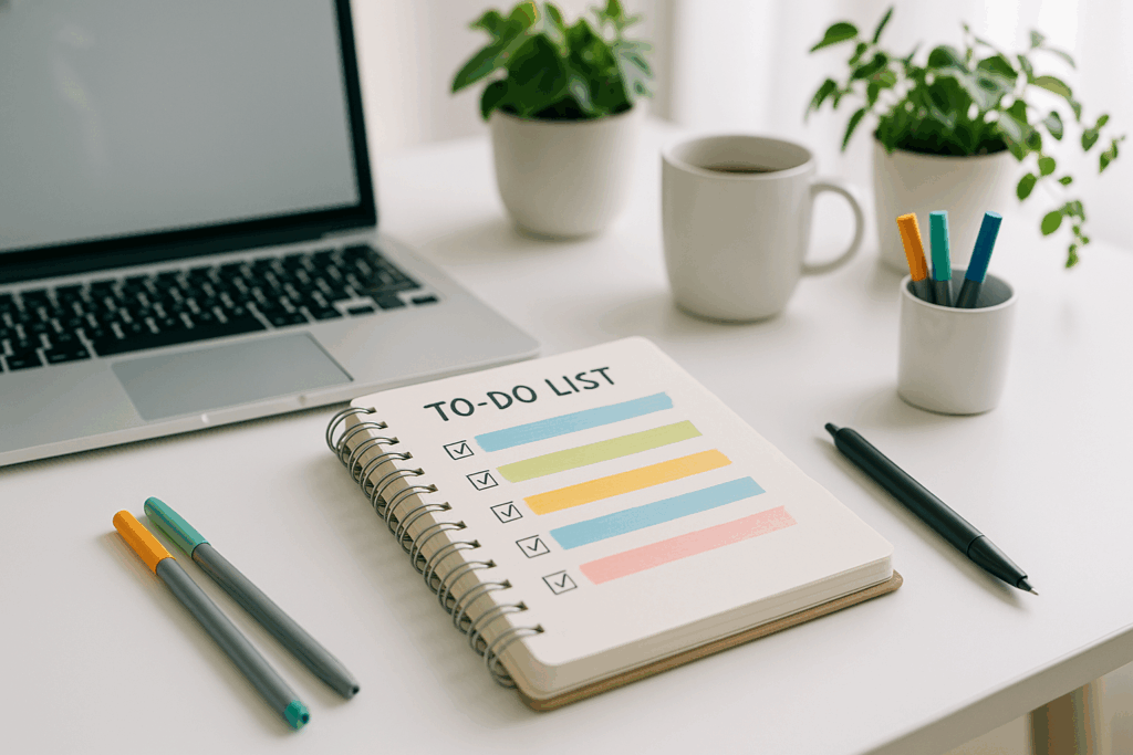 Organisation travail : ma to-do list qui change la vie
