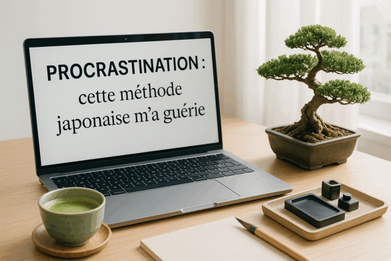 découvrez comment une technique japonaise simple m'a aidée à vaincre la procrastination. astuces et conseils pour adopter cette méthode efficace au quotidien et transformer votre productivité.