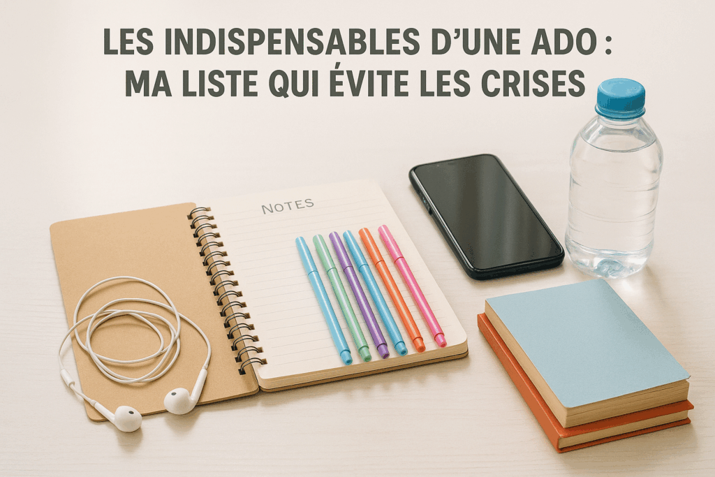 Les indispensables d&rsquo;une ado : ma liste qui évite les crises