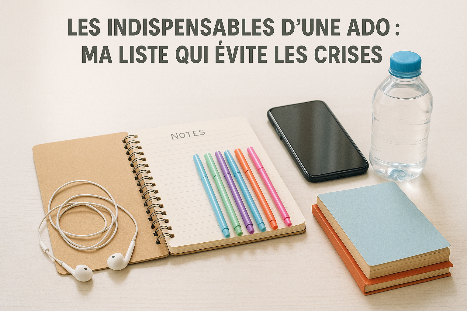 Les indispensables d&rsquo;une ado : ma liste qui évite les crises
